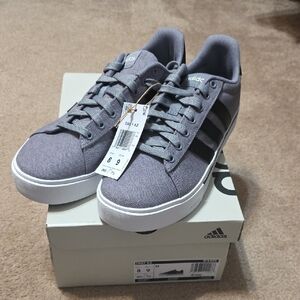 Adidas Men's Charcoal Gray Sneakers